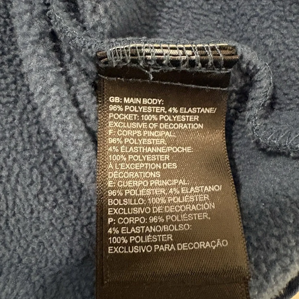 The North Face Canyonlands Fleece Jacket Mens XL Blue Full Zip Stretch NF0A3S06